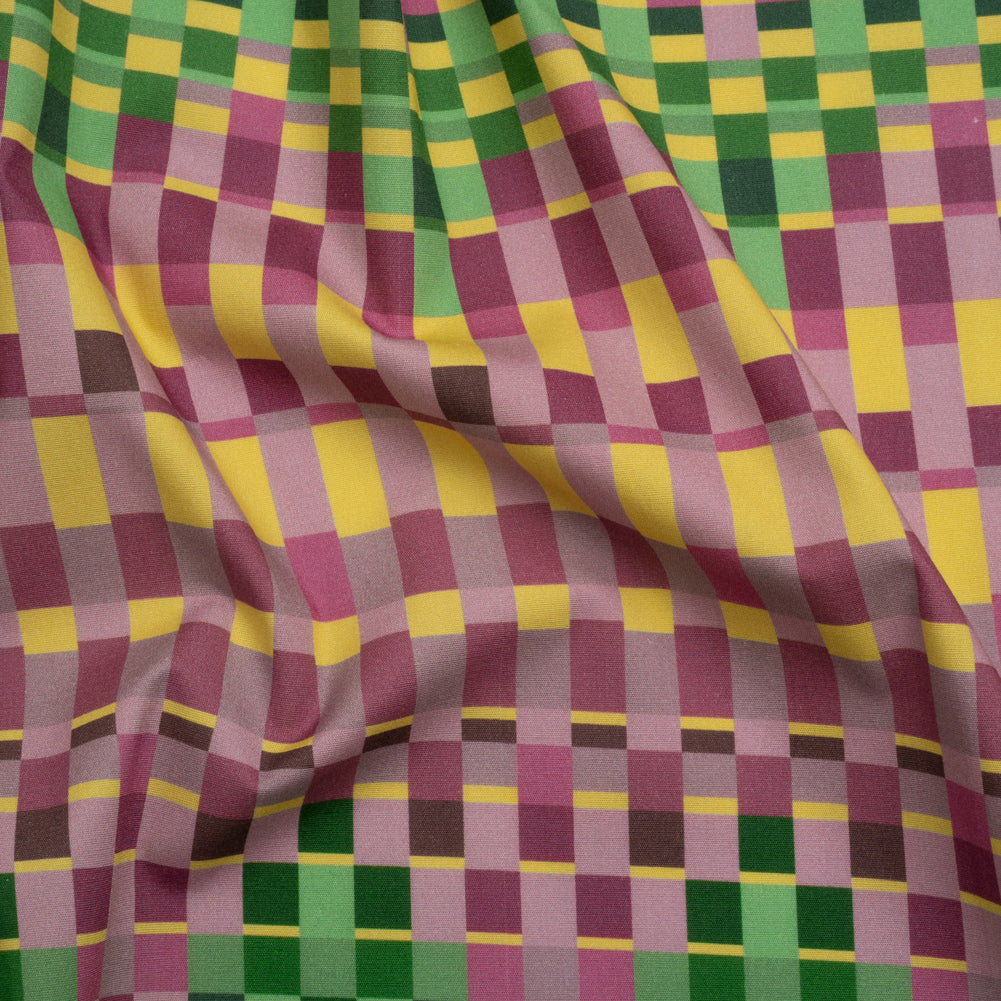 Mood Exclusive Plum Fruit Basket Fete Stretch Cotton Poplin - Joann Fabrics