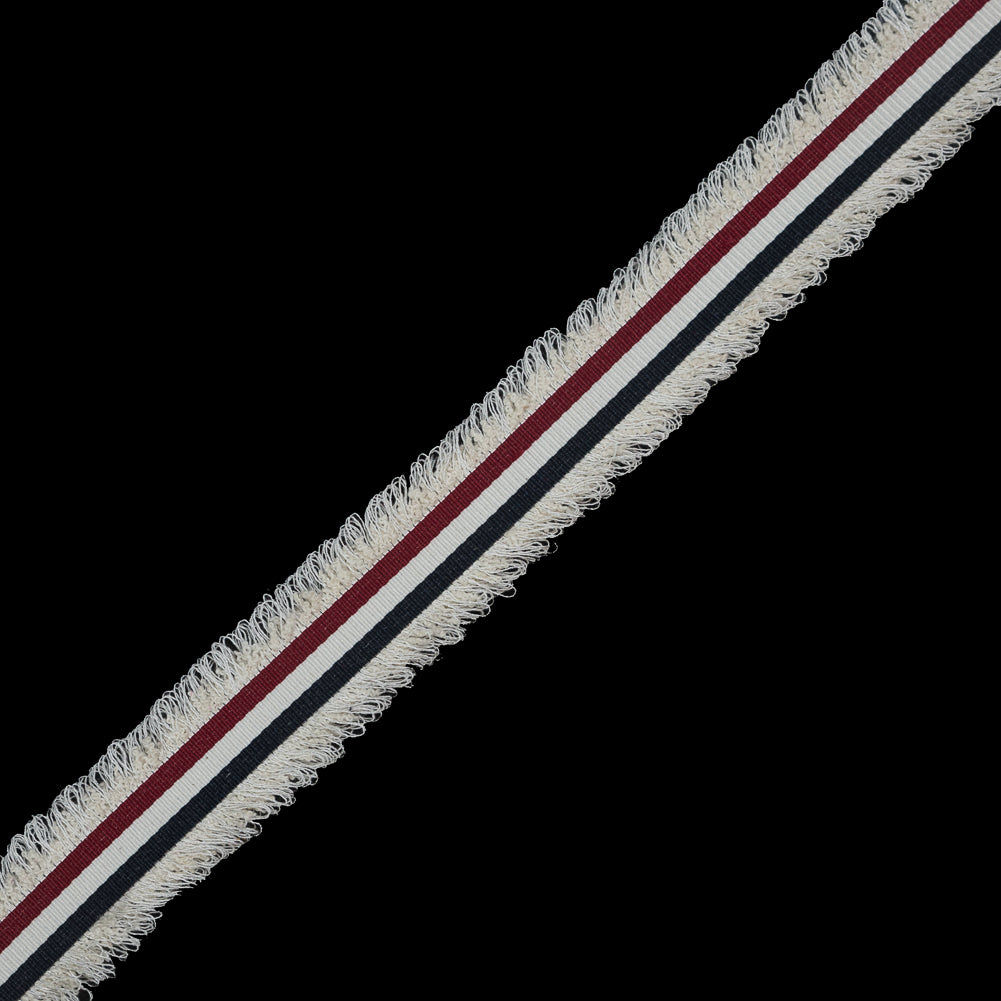 Italian Red, White and Blue Woven Trim - 1.25