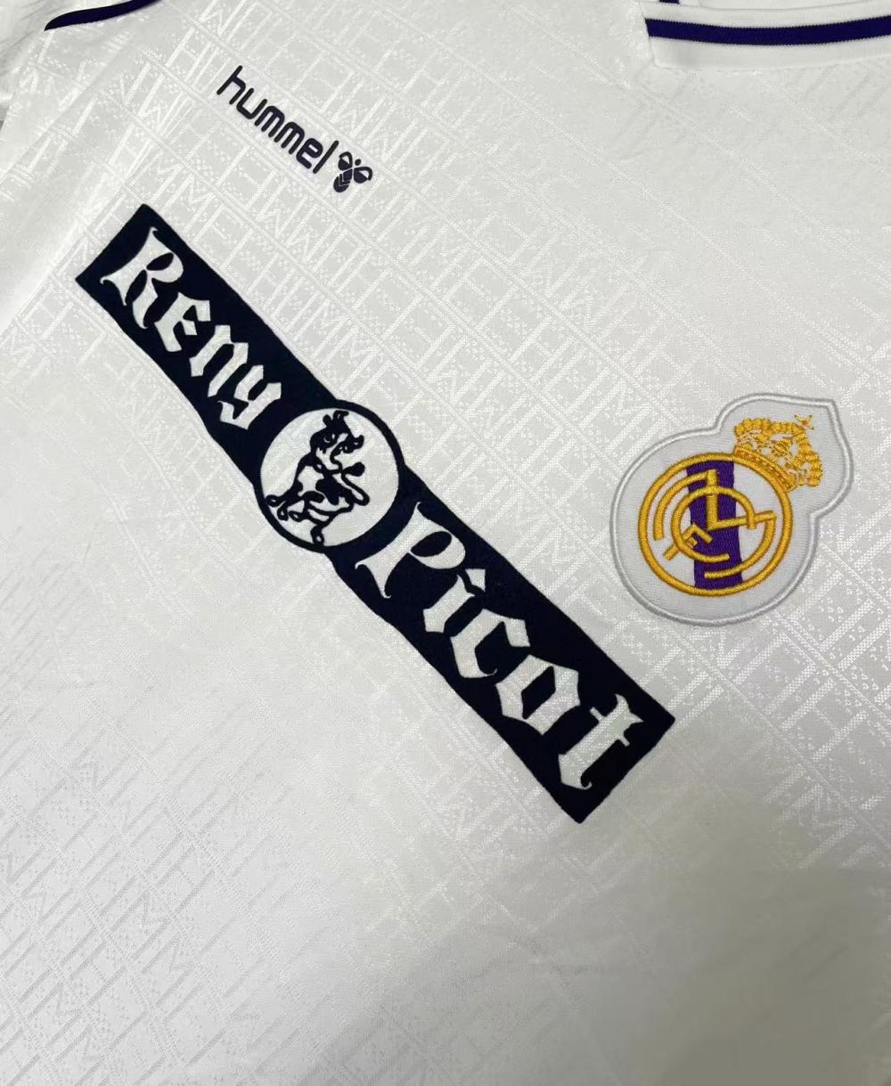 1988-1990 Retro Real Madrid Home Soccer Jersey 1:1 Thai Quality