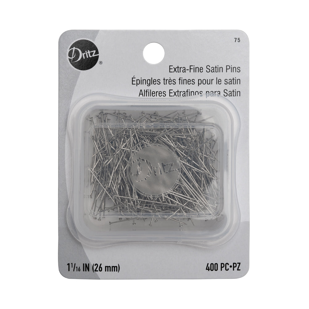Dritz Extra-Fine Satin Pins Size 17 - 1-1/16