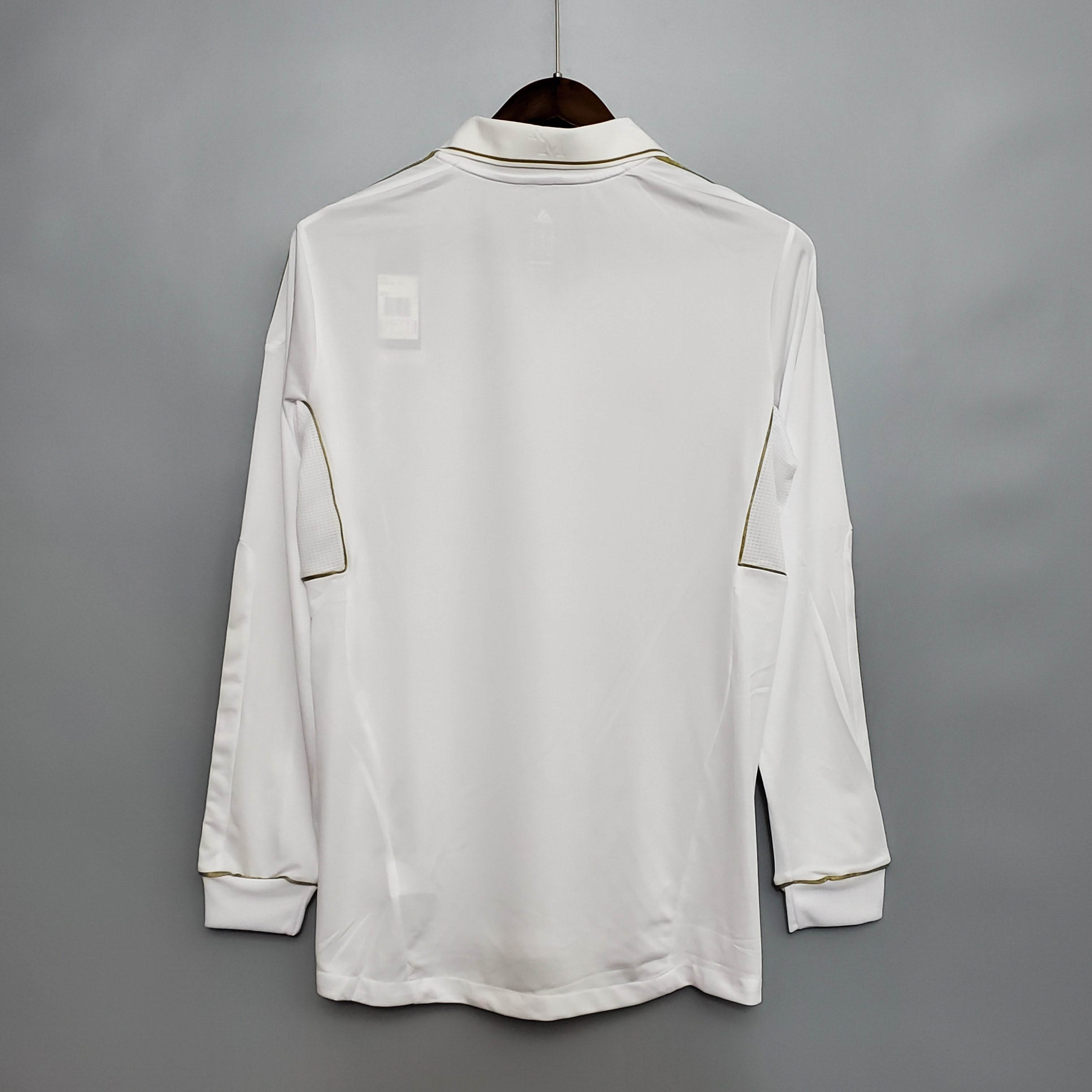 2011/2012 Retro Long Sleeve Real Madrid Home 1:1 Thai Quality