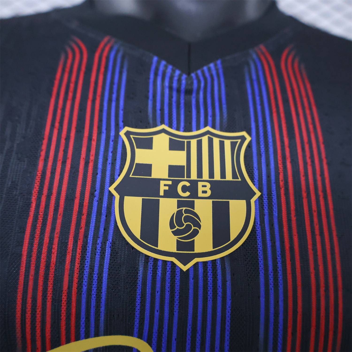 Barcelona 26-27 x Corteiz Black Special Jersey - Player Version - UnitedFutballJersey