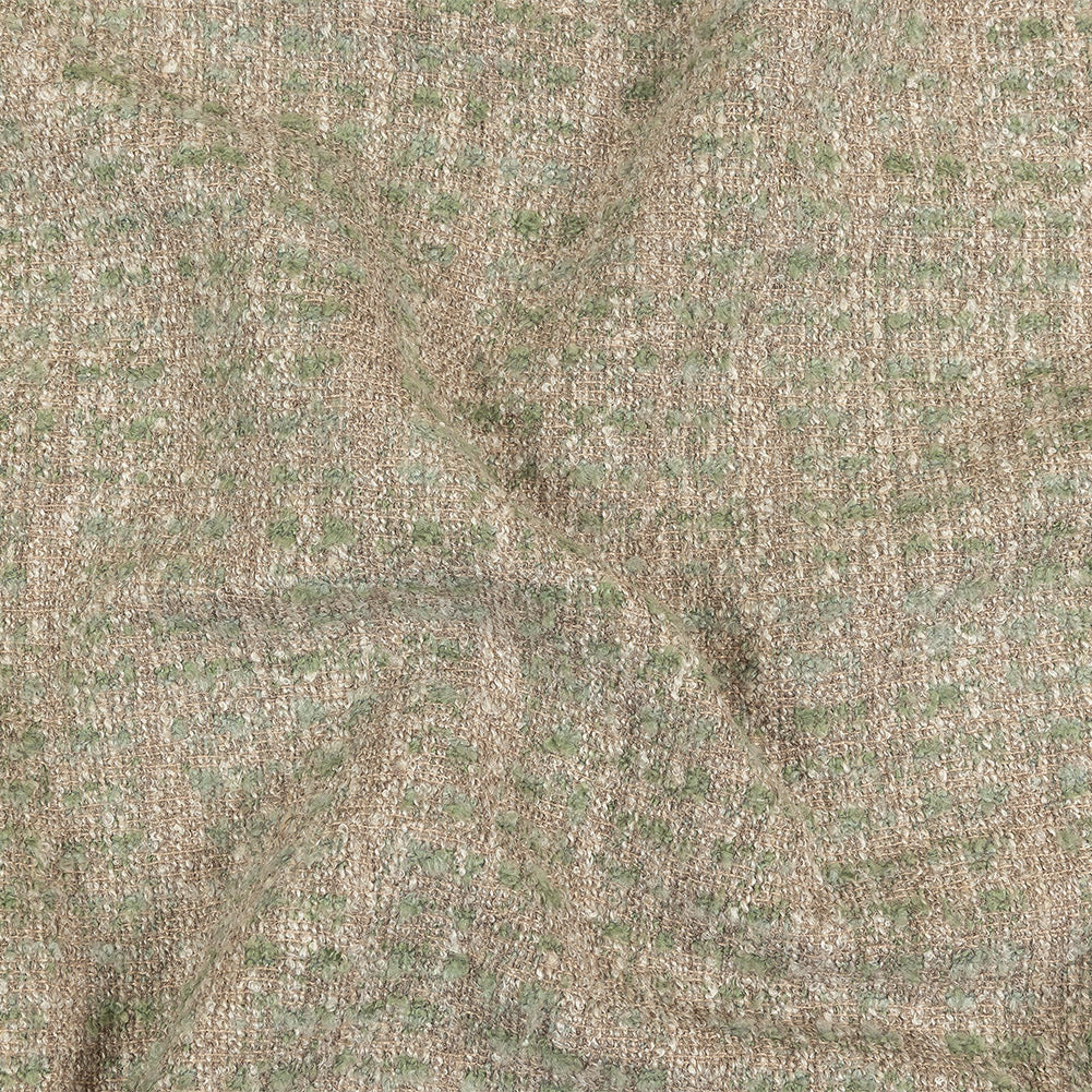 Teal Spotted Viscose Boucle - Joann Fabrics