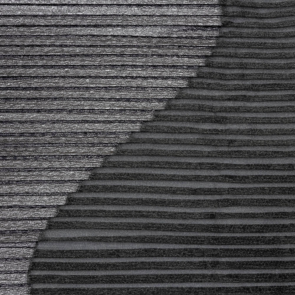 Metallic Silvery and Purple Ash Waves Pleated Luxury Burnout Brocade - Joann Fabrics