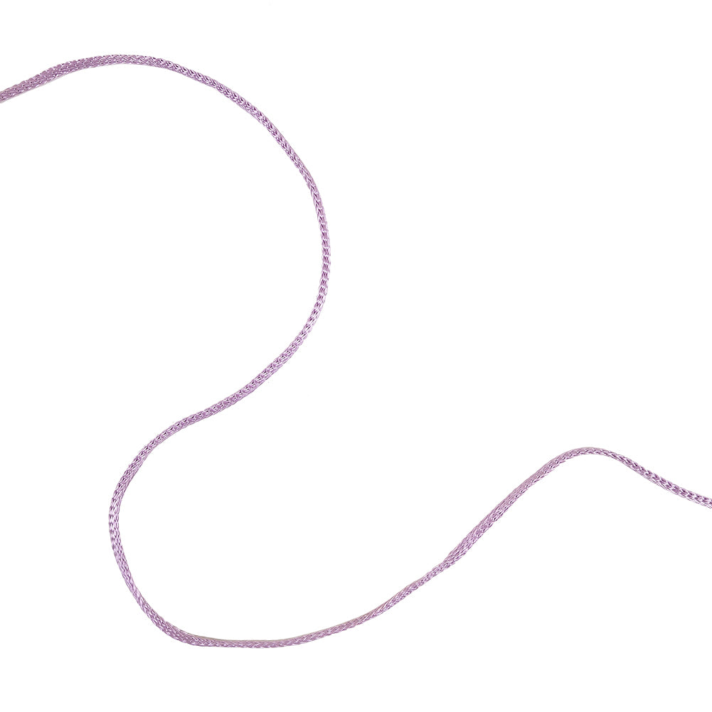 Violet Tulle Luminous Braided Rayon Cord - 0.125