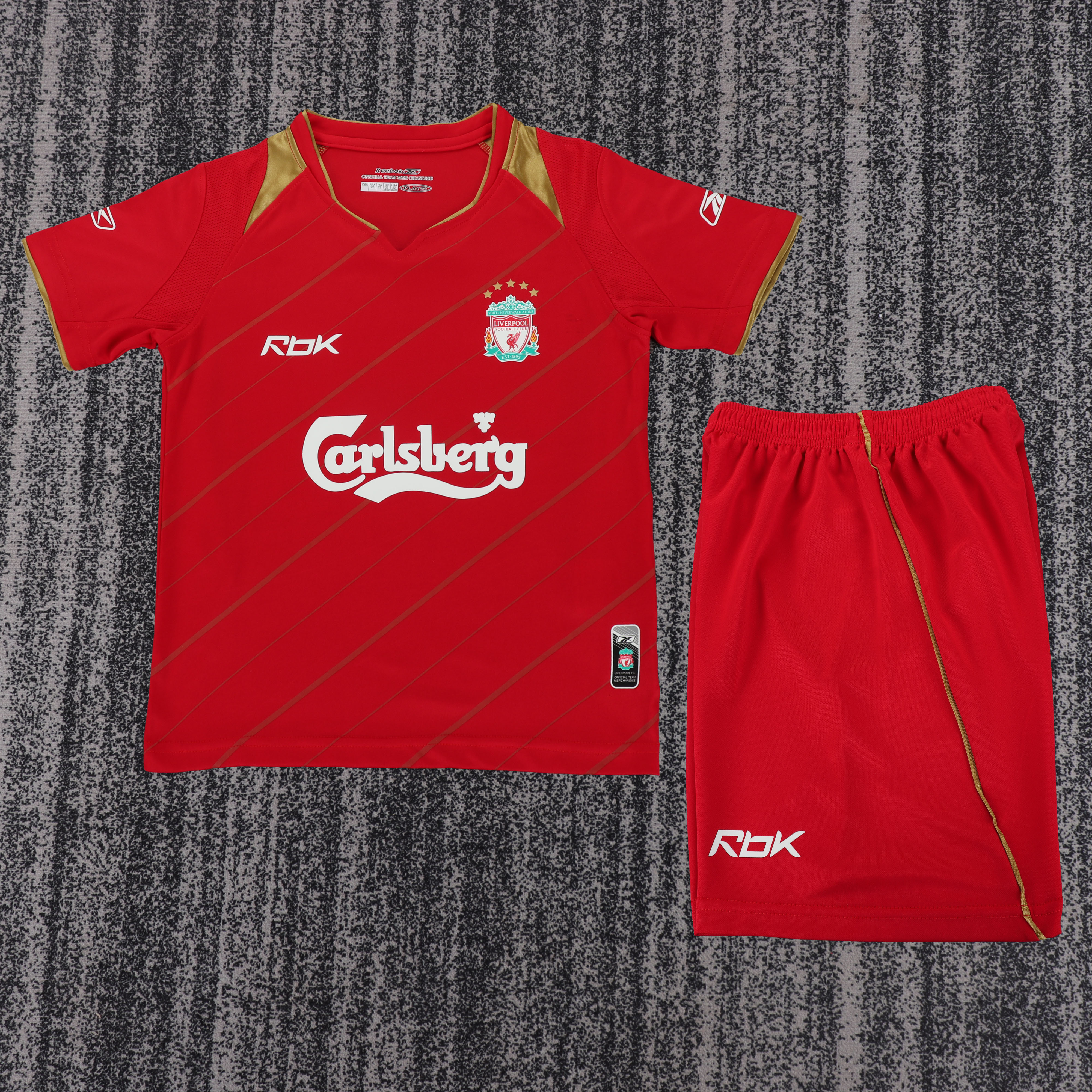 2005/2006 Retro Liverpool Home Football Jersey 1:1 Thai Quality Kids Size