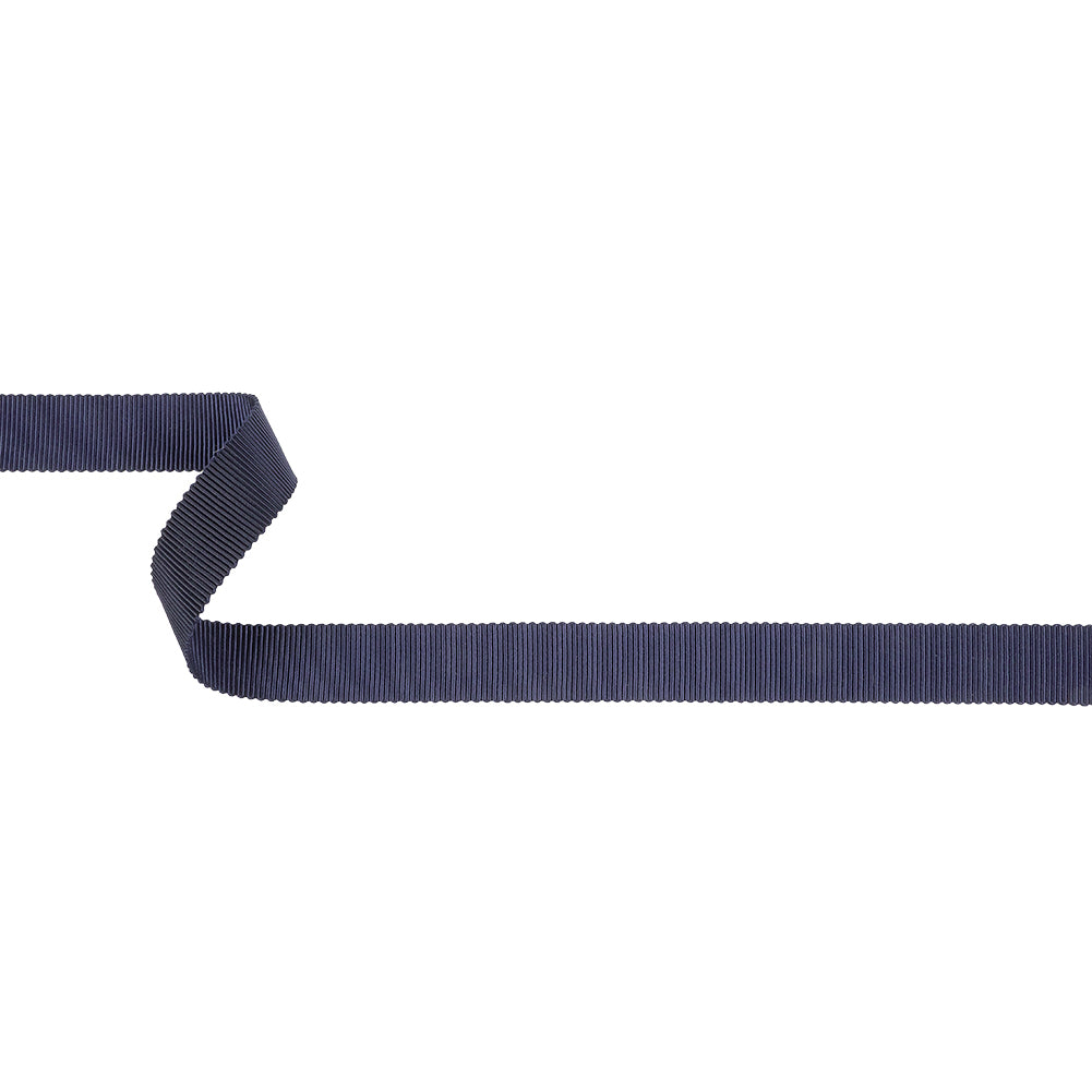 Dark Navy Recycled Polyester Petersham Grosgrain Ribbon - 15mm - Joann Fabrics