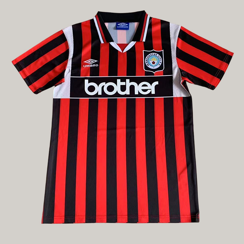 1996/1997 Retro Manchester City Away Football Shirt 1:1 Thai Quality