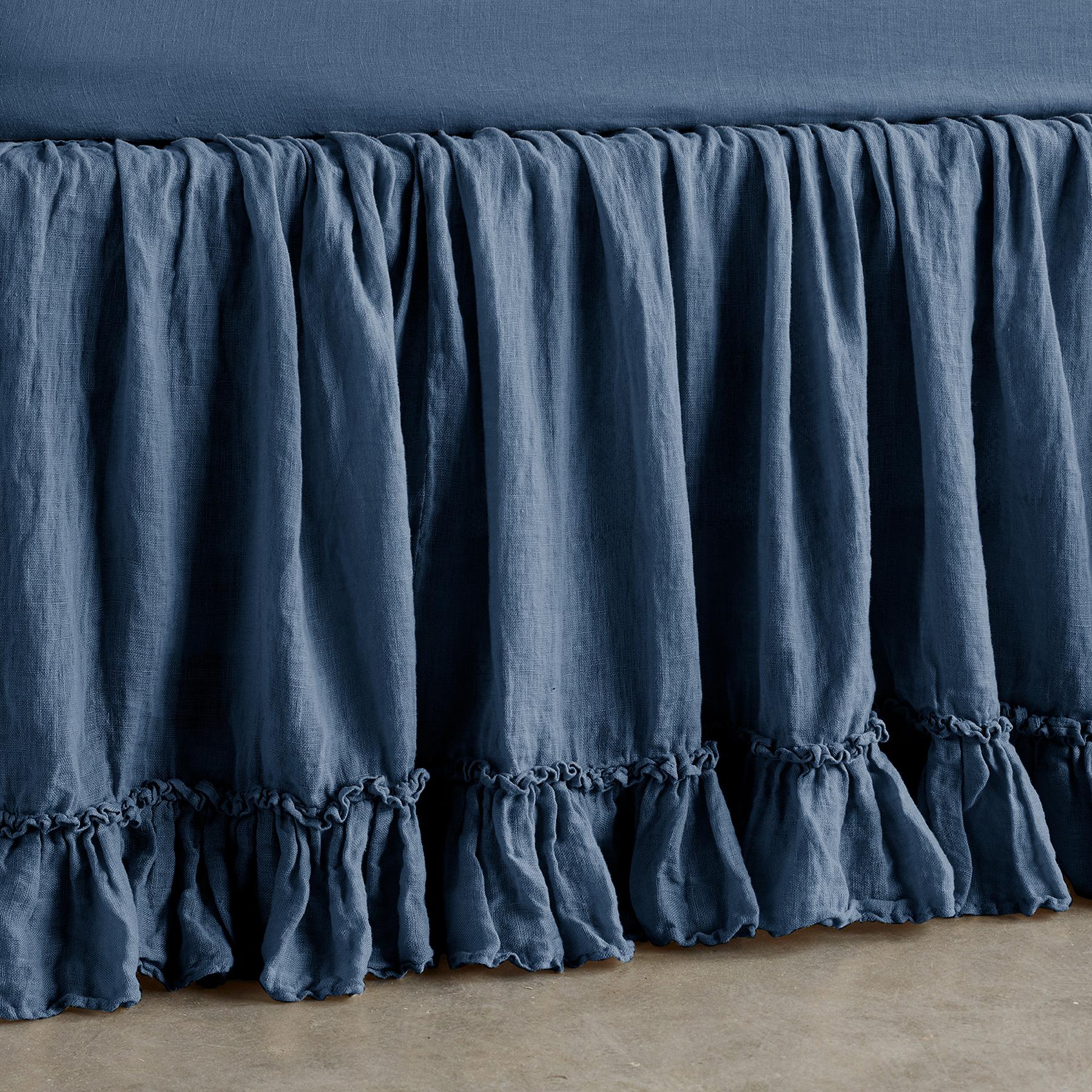 Gossamer Linen Ruffle Bedskirt - Blair Catalog
