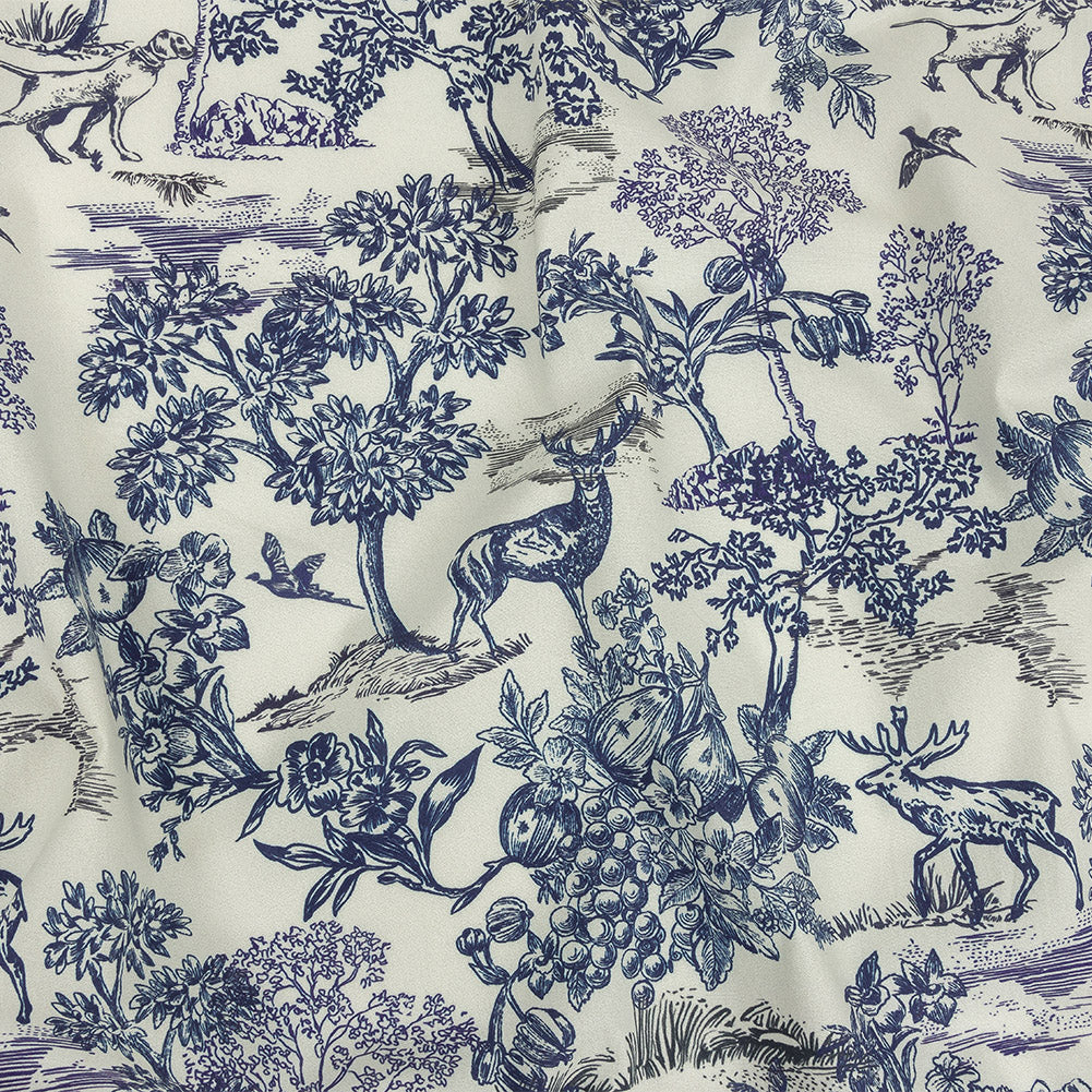 Mood Exclusive White Tender Tableau Stretch Cotton Poplin - Joann Fabrics