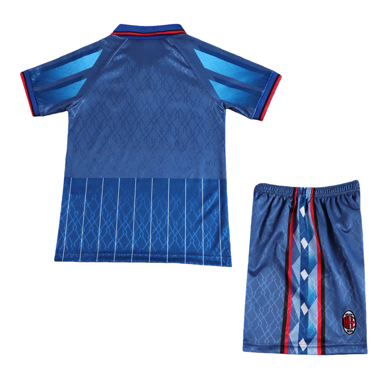 Retro AC Milan 1995-96 Away Kids Kit - UnitedFutballJersey