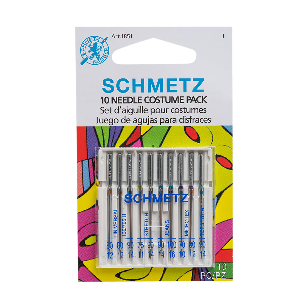 Schmetz Costume Pack Machine Needles - Assorted Sizes and Types - 10 ct - Joann Fabrics