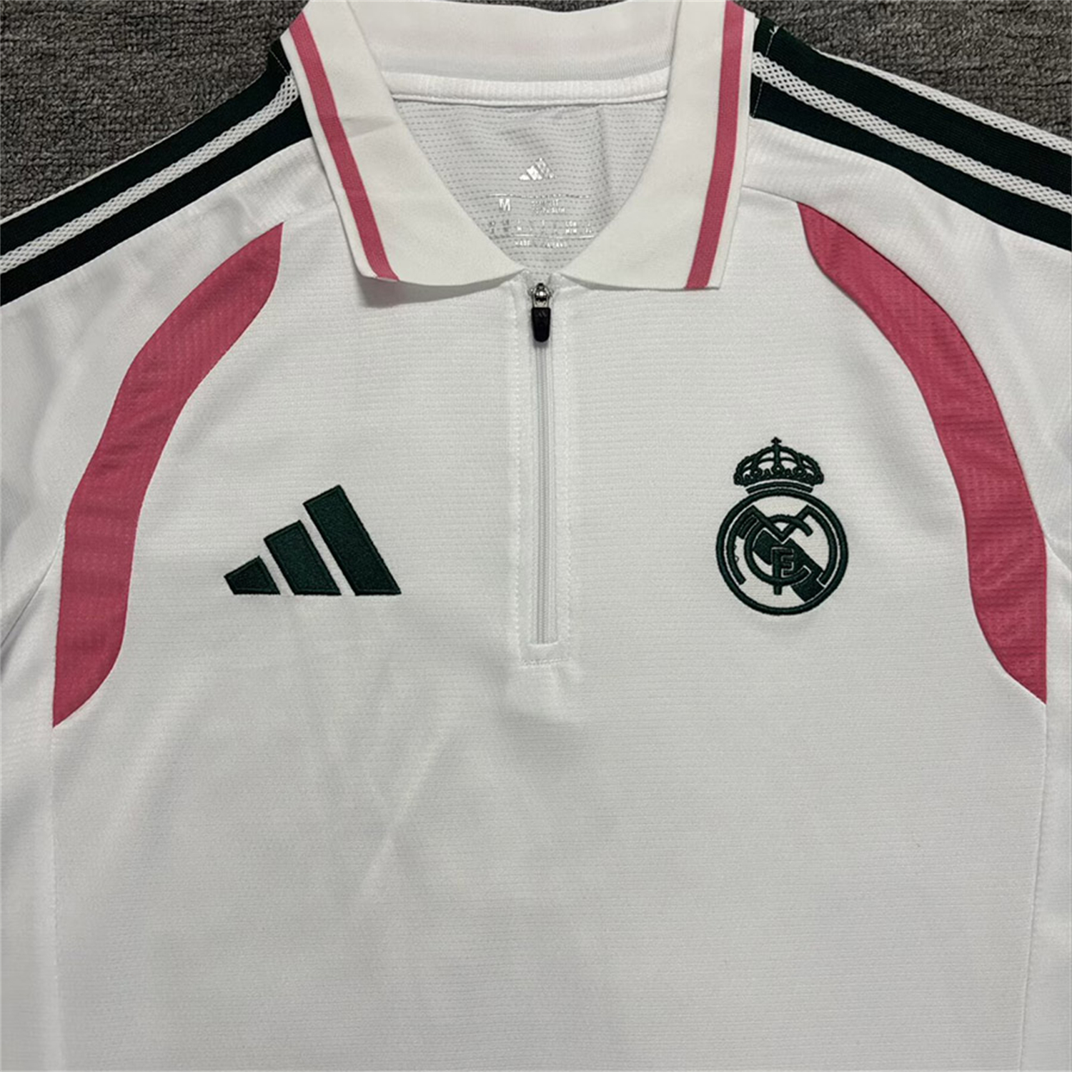 Real Madrid 26-27 White Black Training Jersey - Fans Version - UnitedFutballJersey