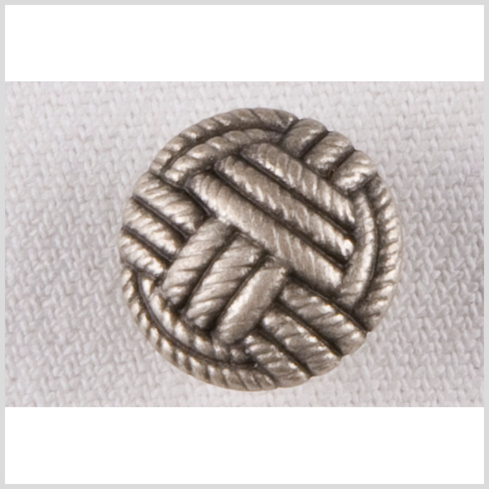 Silver Metal Coat Button - 24L/15mm - Joann Fabrics