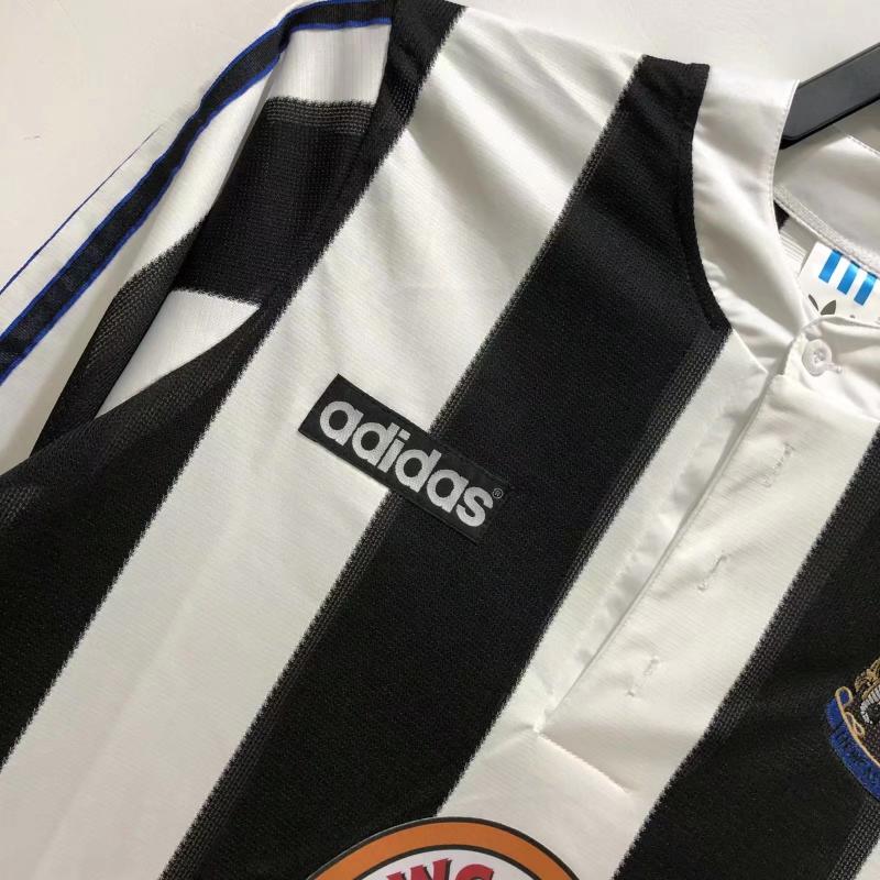 1995/1997 Retro Long Sleeve Newcastle United Home Soccer Jersey 1:1 Thai Quality