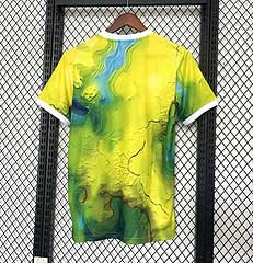 2025/2026 Real Madrid Special Edition Yellow And Green Football Shirt 1:1 Thai Quality