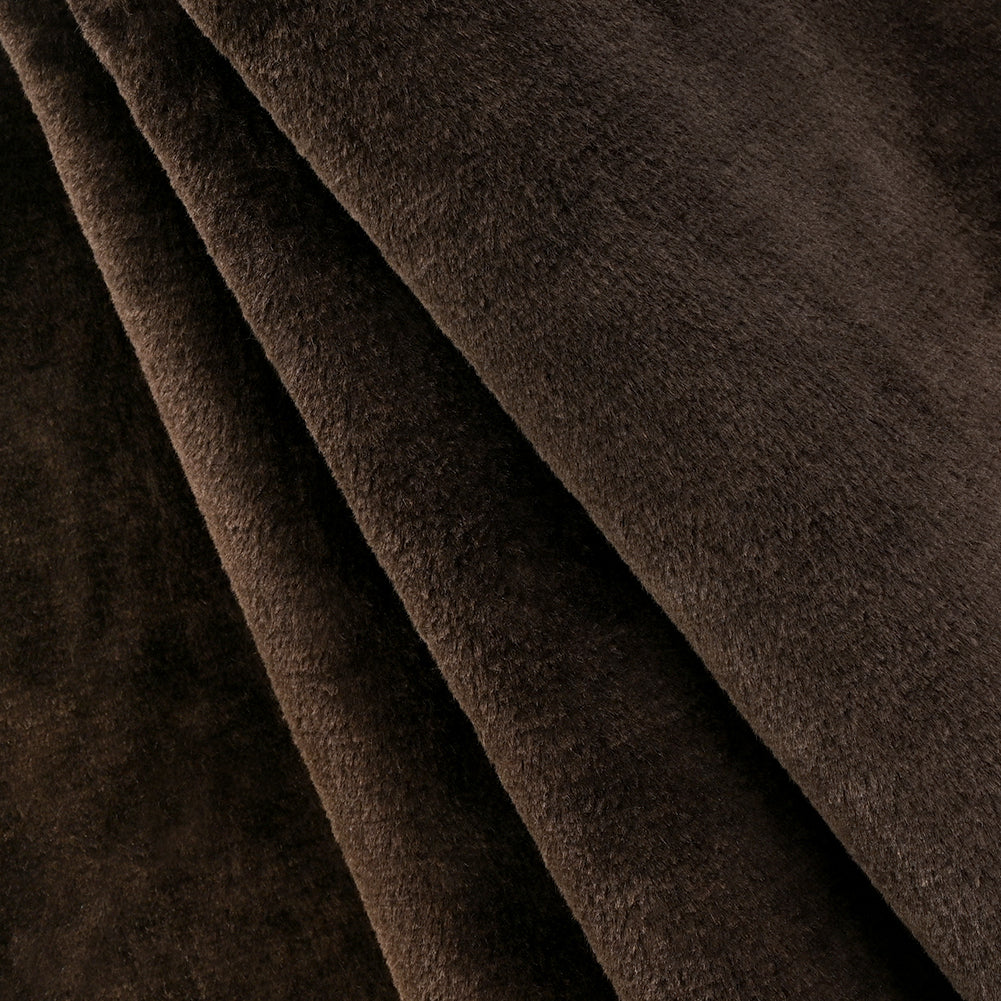 Brown Faux Fur with Metallic Gold Faux Leather Backing - Joann Fabrics
