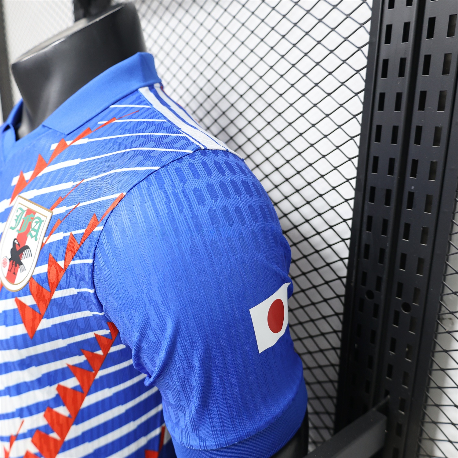 Japan 2026 Red-White Stripes Blue Special Jersey - Player Version - UnitedFutballJersey