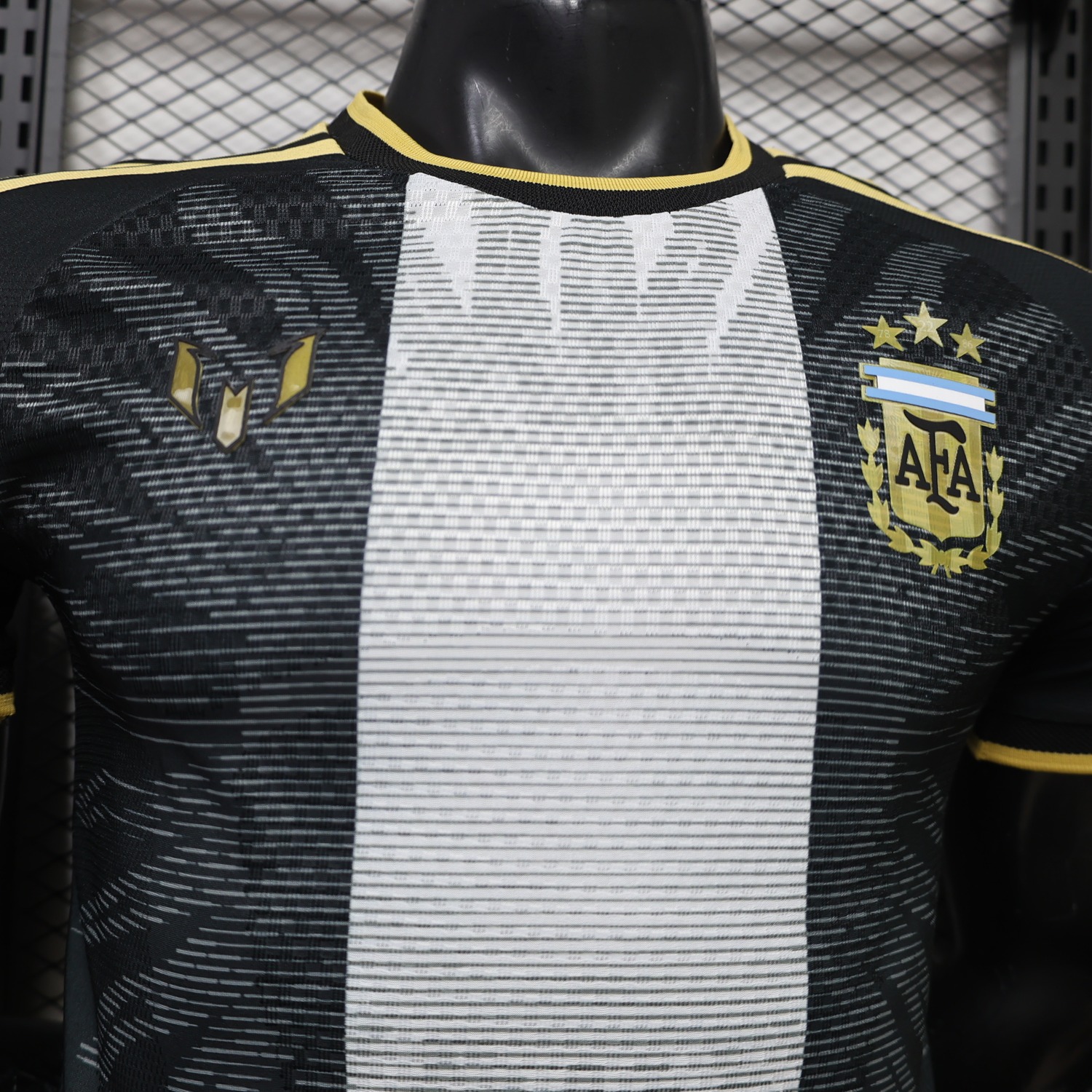 Argentina 2026 Messi Anniversary Black Special Jersey - Player Version - UnitedFutballJersey
