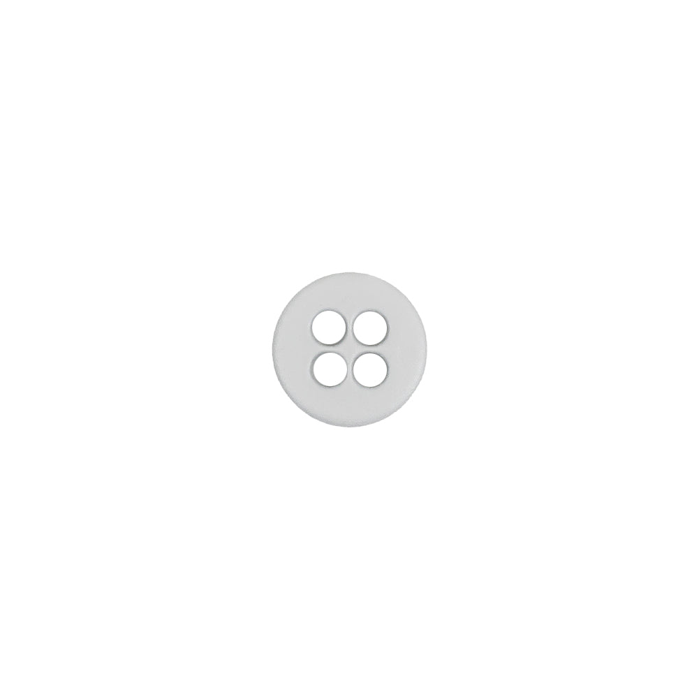 Italian White Plastic 4-Hole Button - 14L/9mm - Joann Fabrics