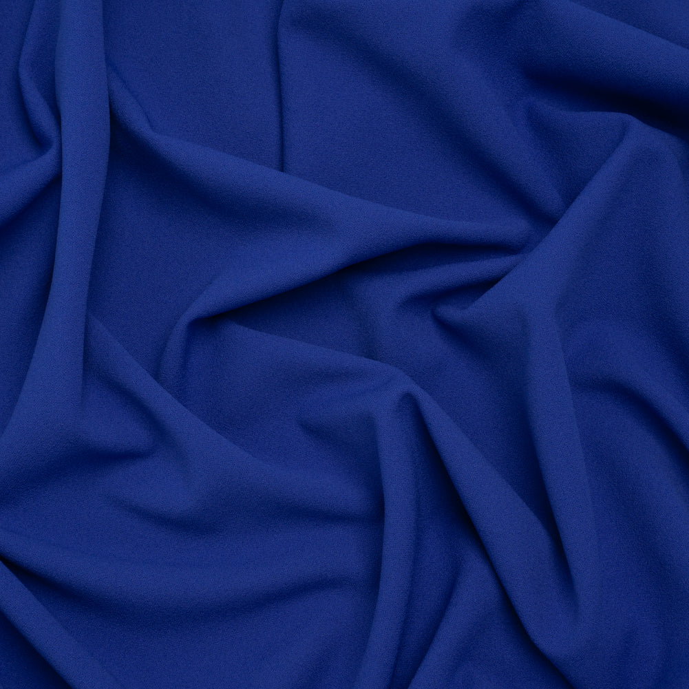 Stretch Polyester Crepe Double Knit - Lapis Blue - Designer Deadstock - Joann Fabrics