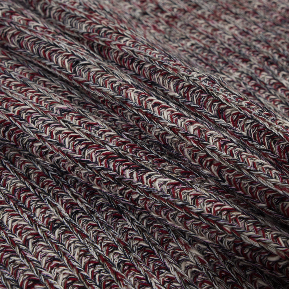 Italian Red, Pink and Navy Chunky Wool Knit - Joann Fabrics