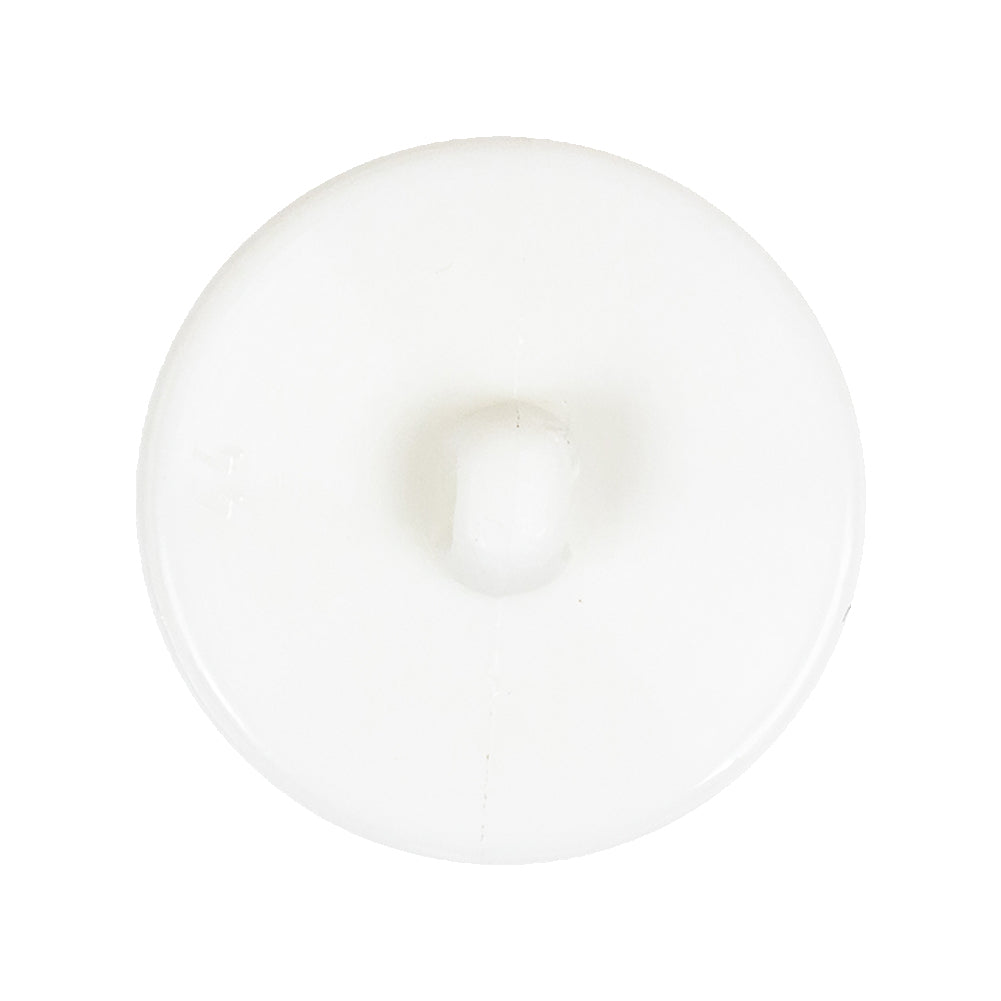 White Bevel Cut Shank Back Plastic Button - 44L/28mm - Joann Fabrics