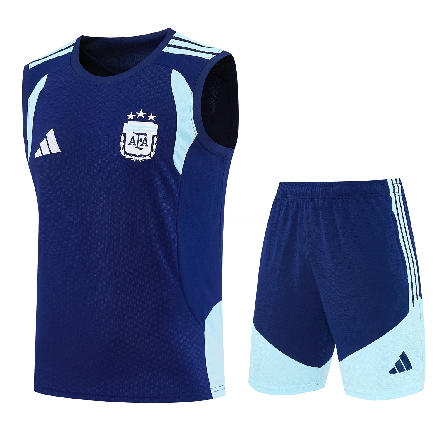 Argentina 2026 Vest Training Set - Dark Blue Vest and Shorts - UnitedFutballJersey