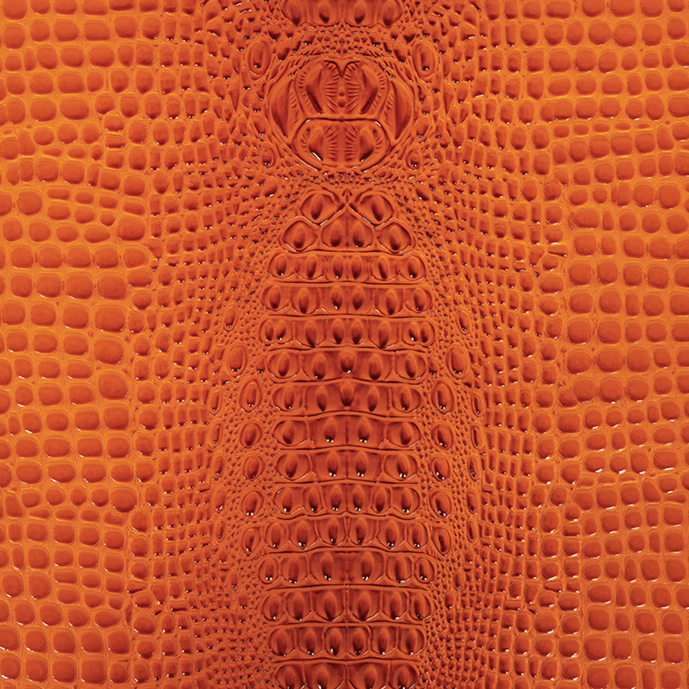 Alligator 3D Embossed Vinyl - Crush Orange - Congaree Collection - Joann Fabrics