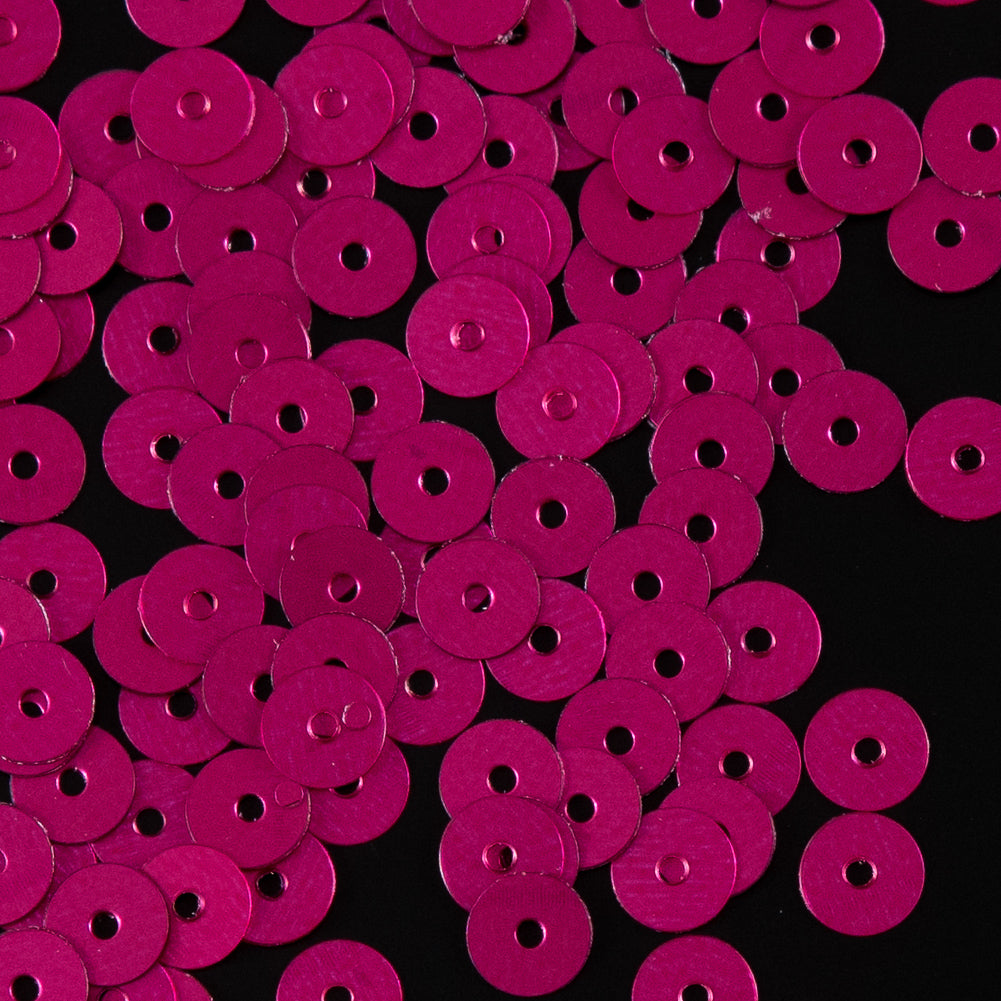 Bag of Fuchsia Dull-Bright Loose Sequins - 5mm - Joann Fabrics