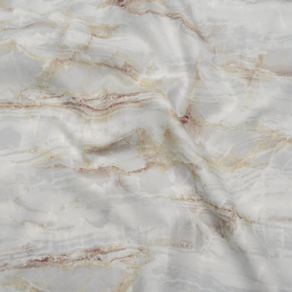 Stonehenge Quilting Cotton by Northcott - Warm Gray Marble 1 Abstract Cracked Stone - Surfaces Collection - Joann Fabrics