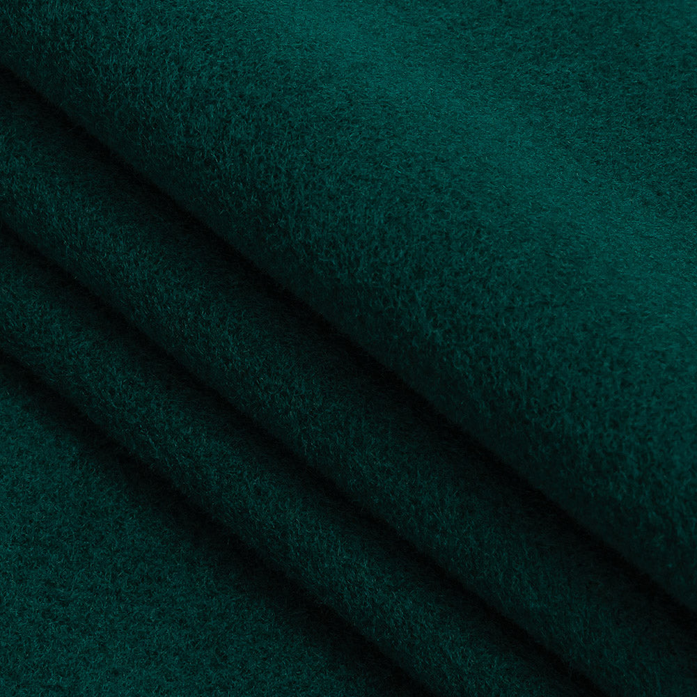 Wool and Cashmere Coating Made in Italy - Dark Teal - Alberini Collection - Joann Fabrics