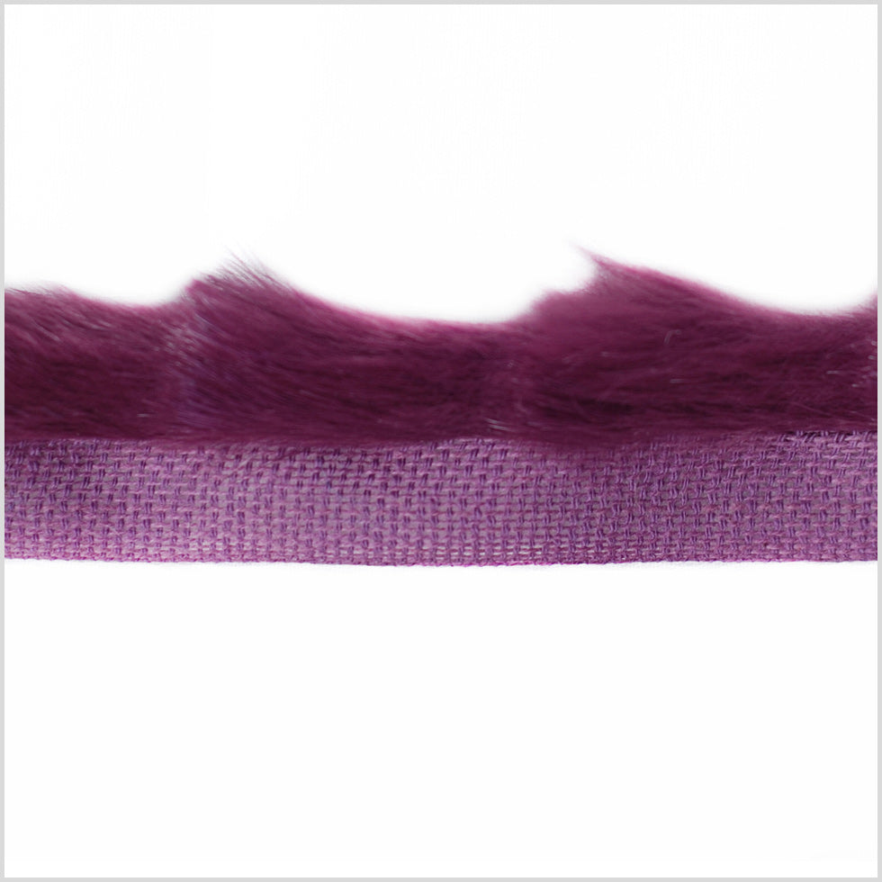 Plum Rabbit Fur Trim - Joann Fabrics