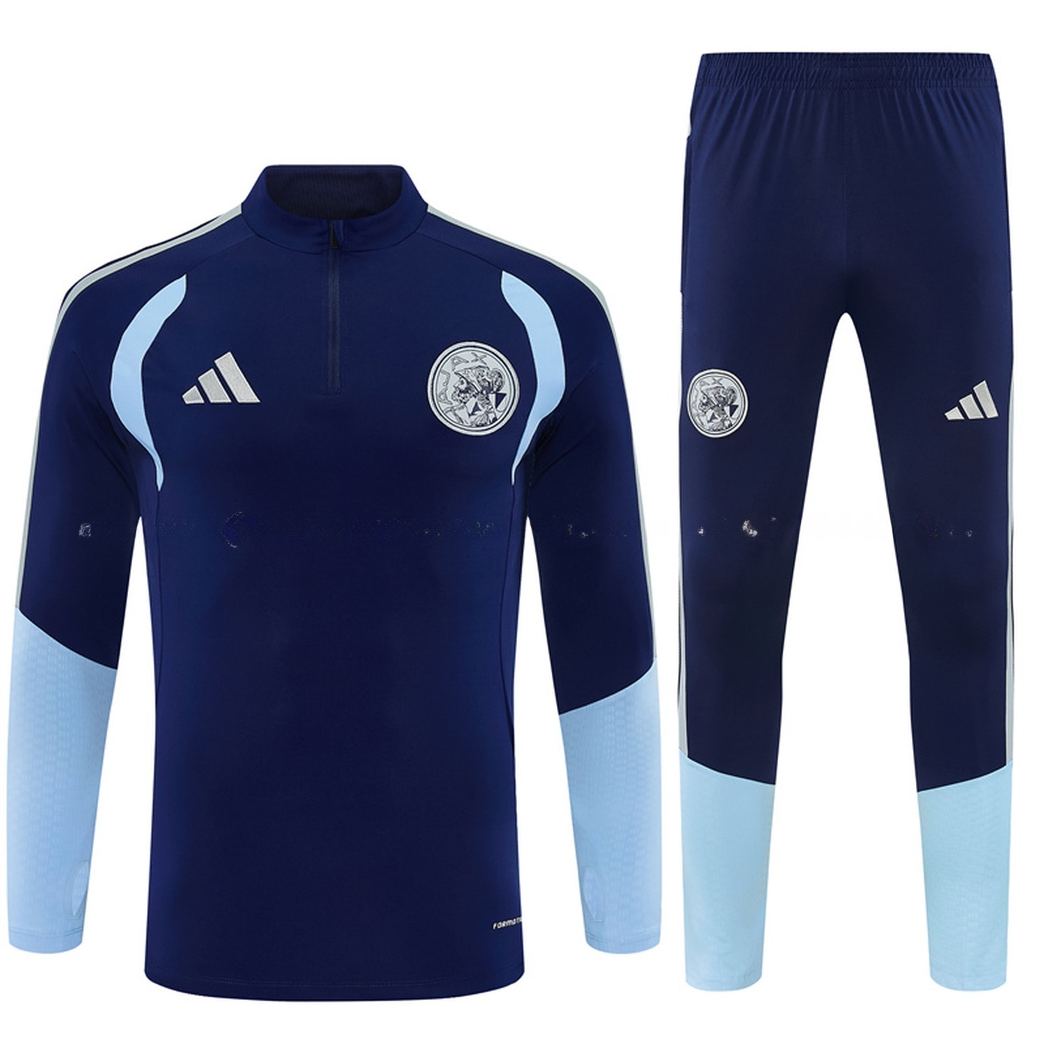 Ajax 26-27 Long Sleeve Training Set - Deep Blue Top & Deep Blue Pants - UnitedFutballJersey