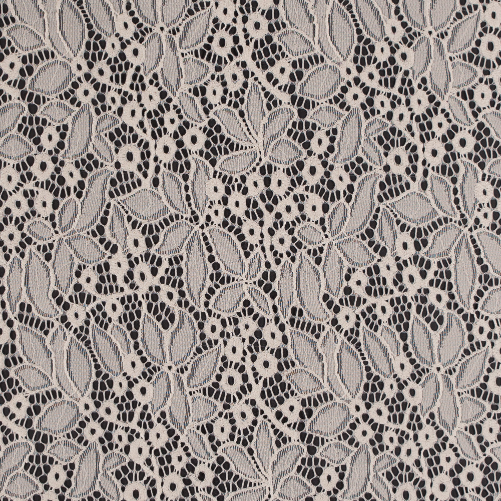 Stretch Lace - Off-White Floral - Katerina Collection - Joann Fabrics
