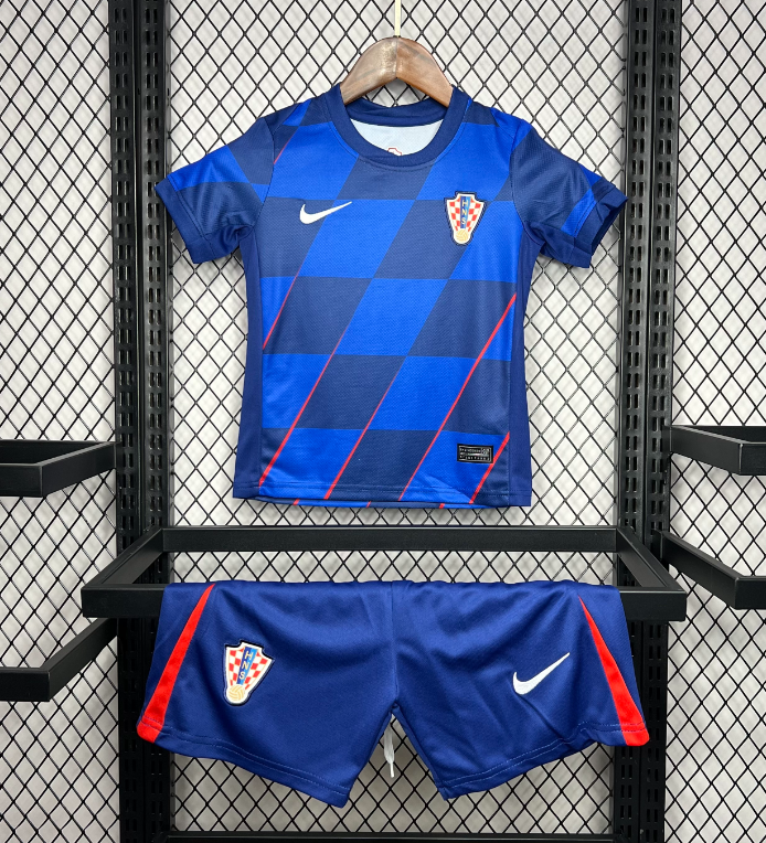 2024 Croatia National Team Away Football Shirt 1:1 Thai Quality Kids Size