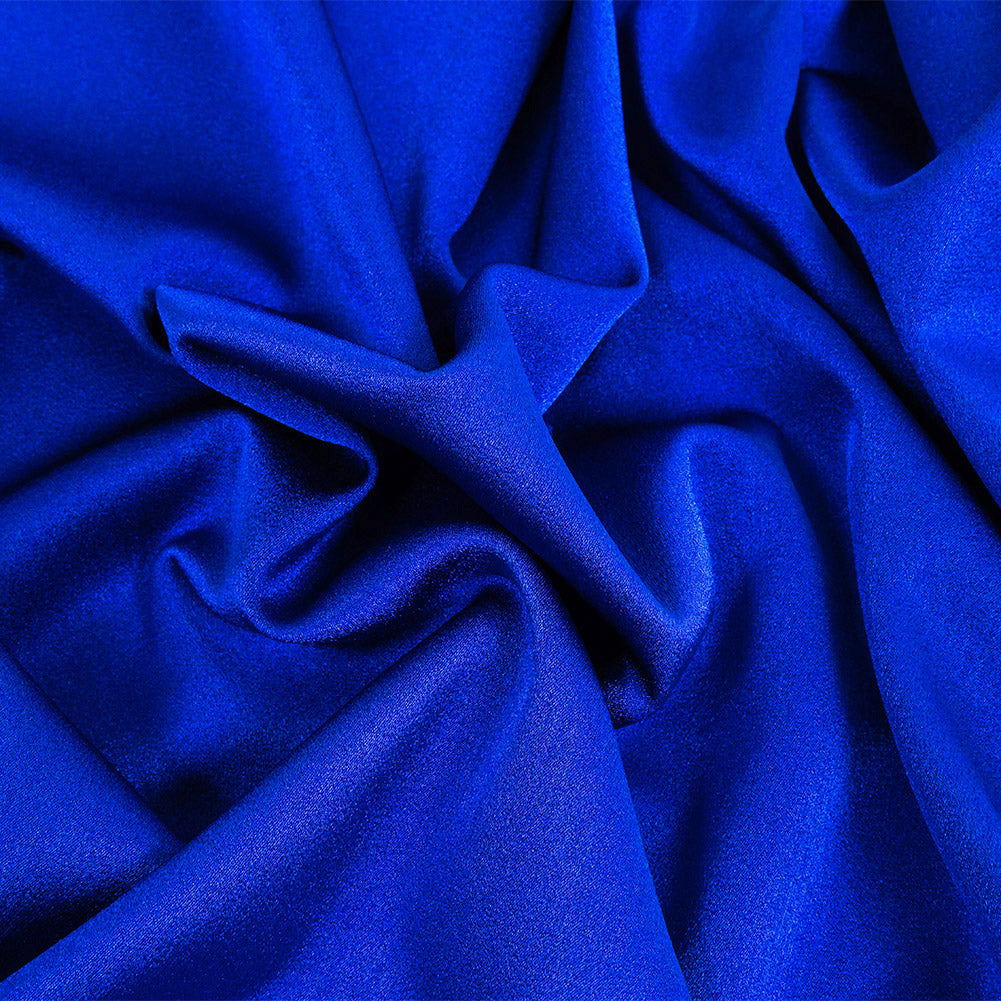 Lux Polyester Crepe Back Satin - Royal - Isla Collection - Joann Fabrics