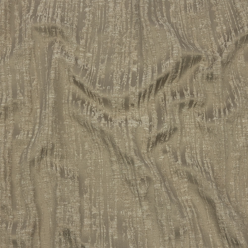 Recycled Polyester Drapery Jacquard - Latte Striated - British Imported - Joann Fabrics
