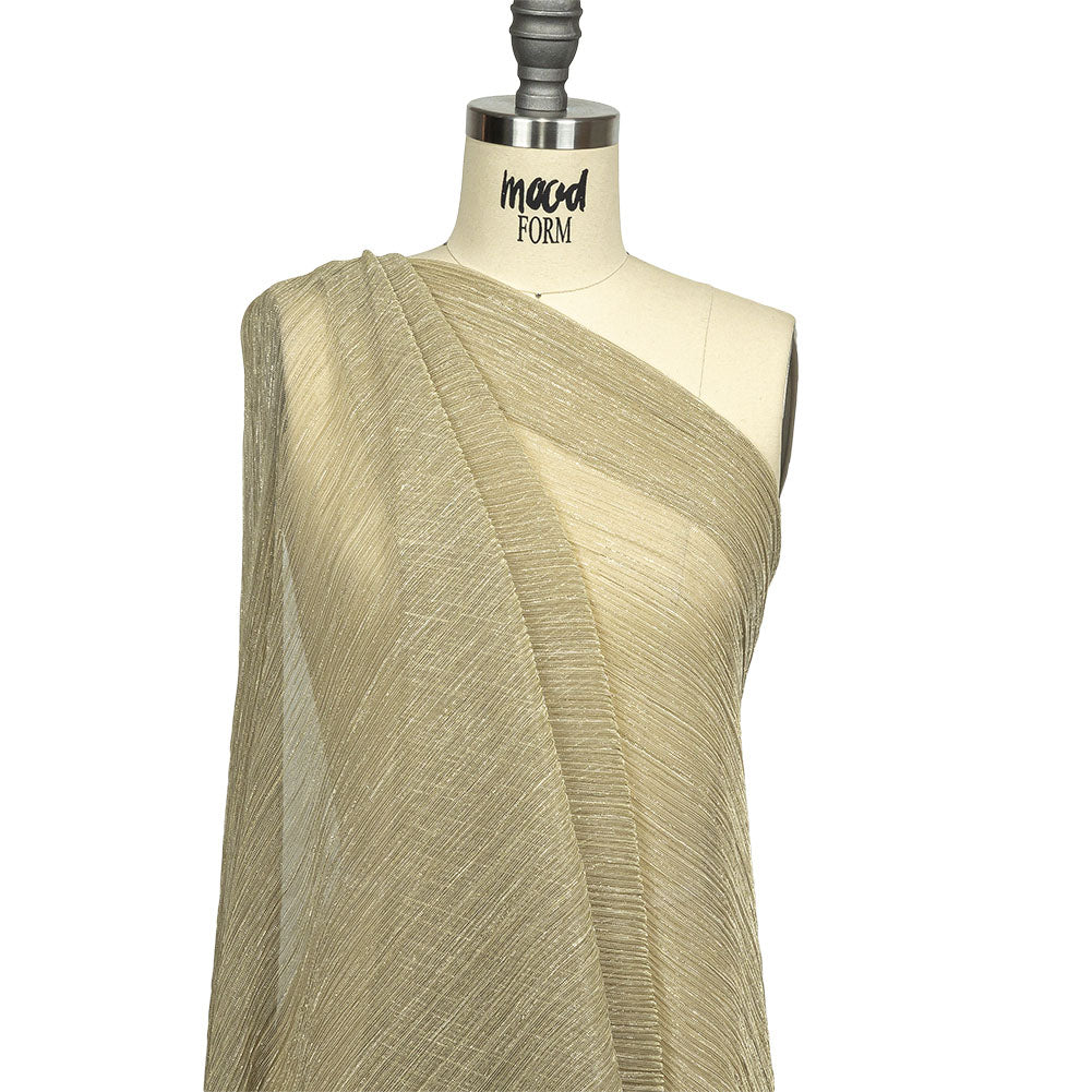 Metallic Stretch Plisse - Gold - Natalia Collection - Joann Fabrics