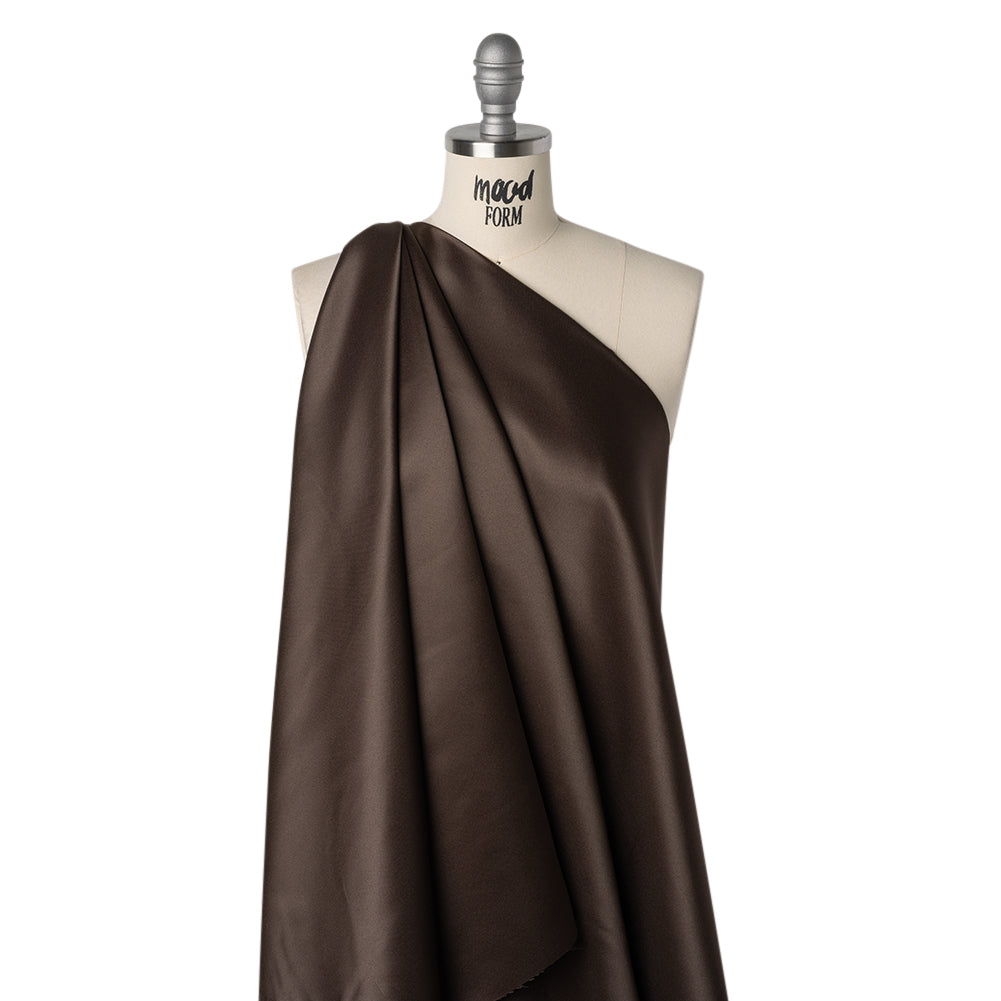 Polyester Satin - Brown - Designer Deadstock - Joann Fabrics
