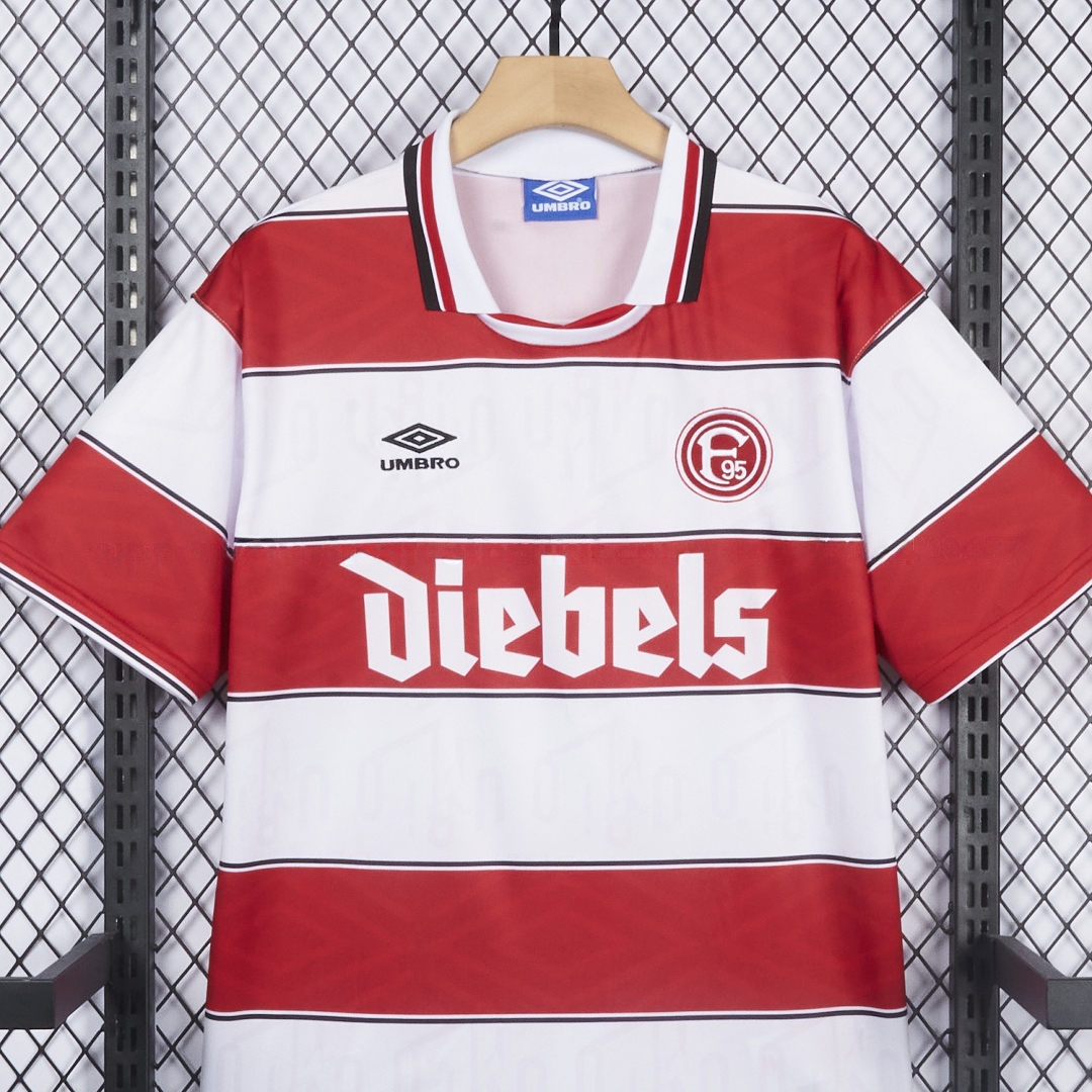 Retro Fortuna Düsseldorf 1995-96 Home Jersey - UnitedFutballJersey