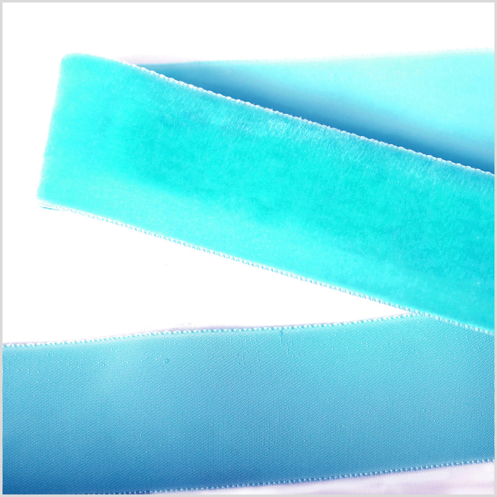 Single Faced Velvet Ribbon Made in Italy - 1.5