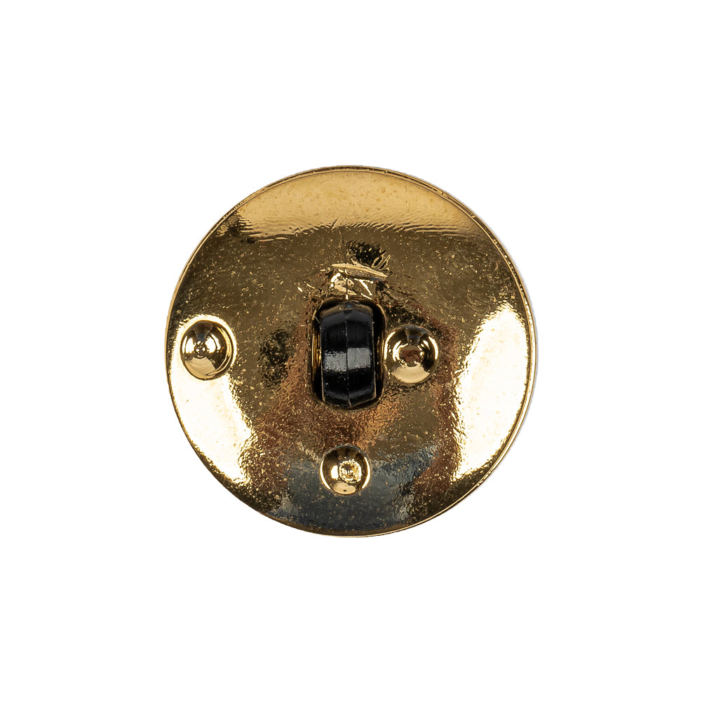 Black/Gold Rhinestone Button - 36L/23mm - Joann Fabrics