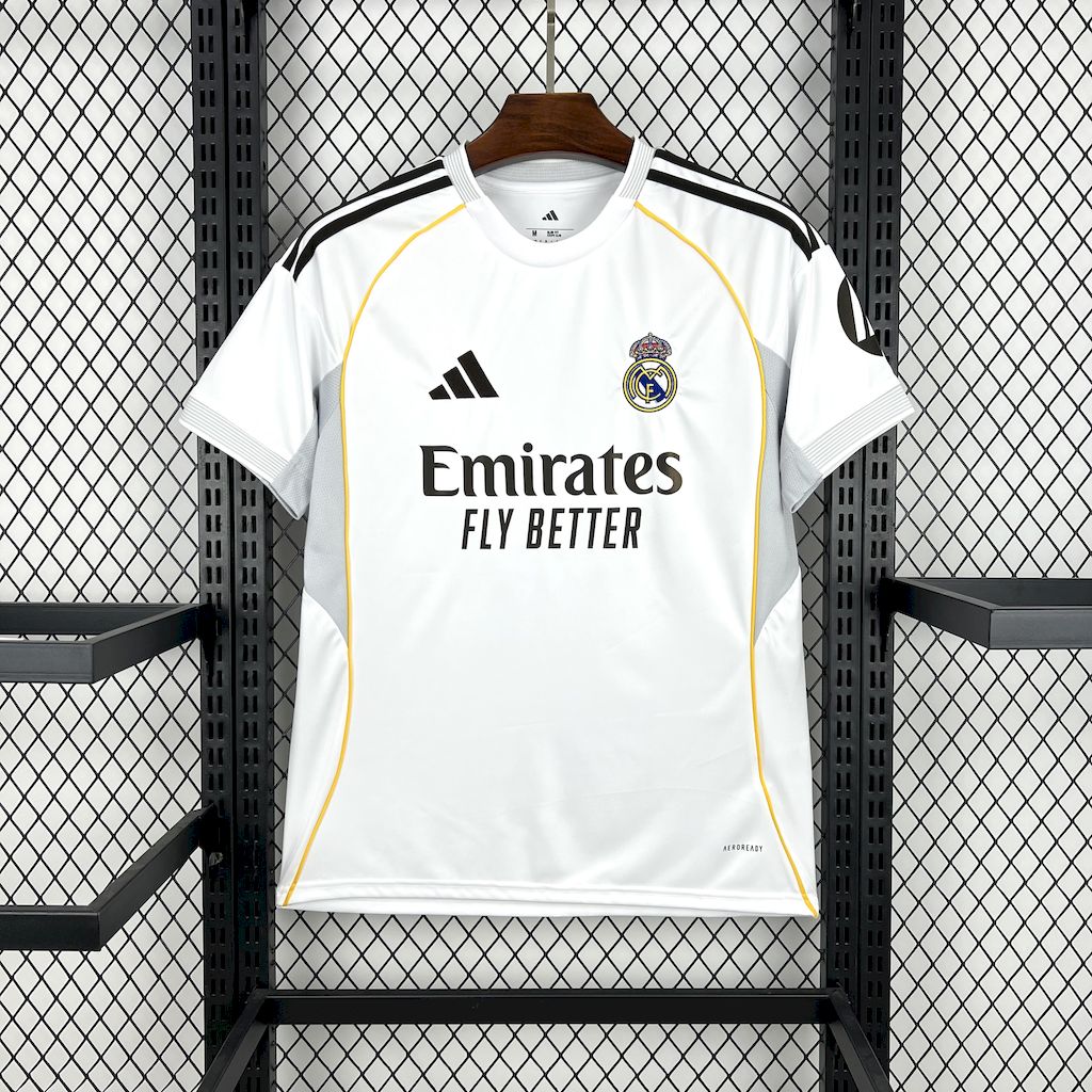 2025/2026 Real Madrid Home Football Jersey 1:1 Thai Quality