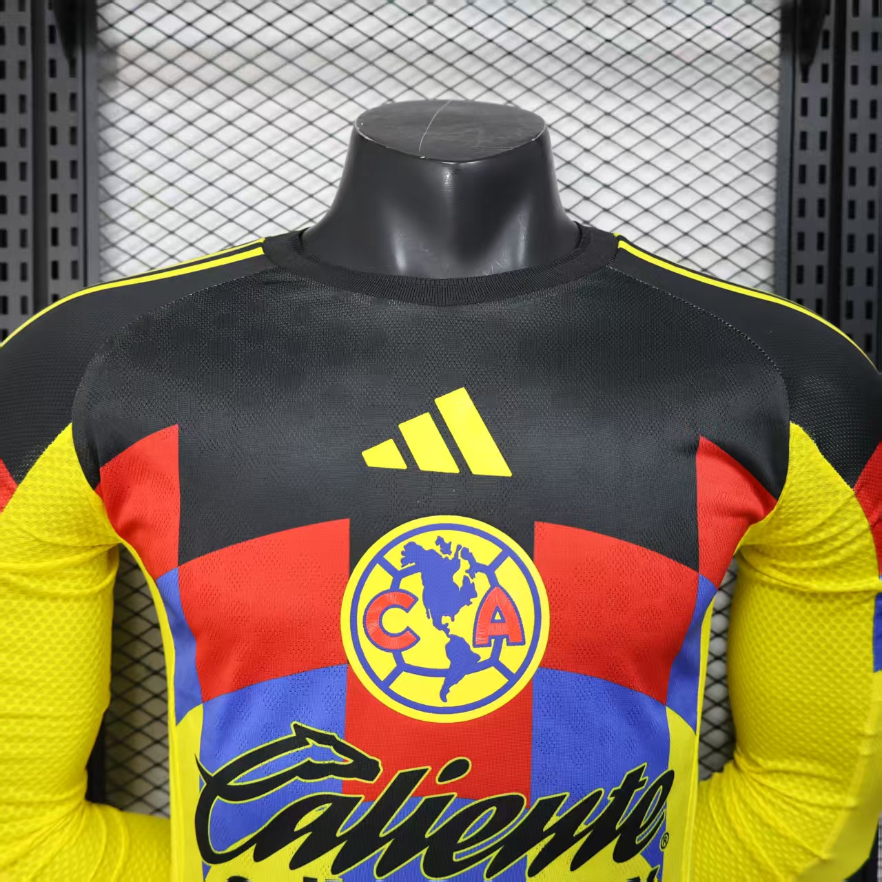 2025/2026 Long Sleeve Player Version Club América Home Football Jersey 1:1 Thai quality
