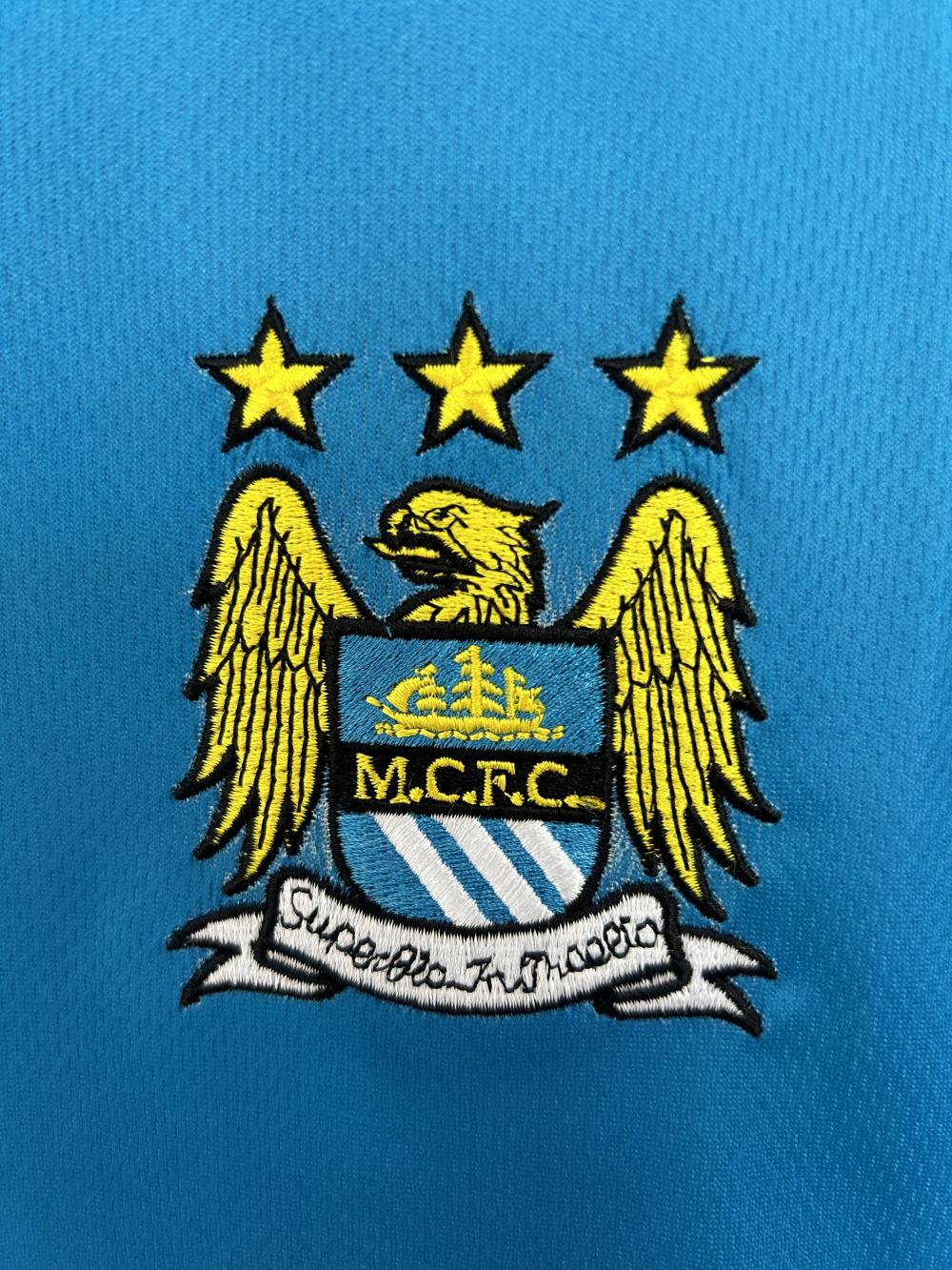 1997-1998 Retro Manchester City Home Football Shirt 1:1 Thai Quality