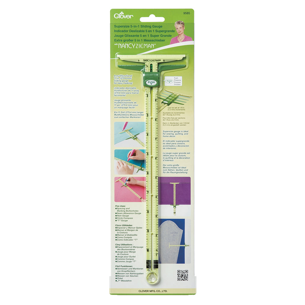 Clover Supersize 5-in-1 Sliding Gauge with Nancy Zieman - 11