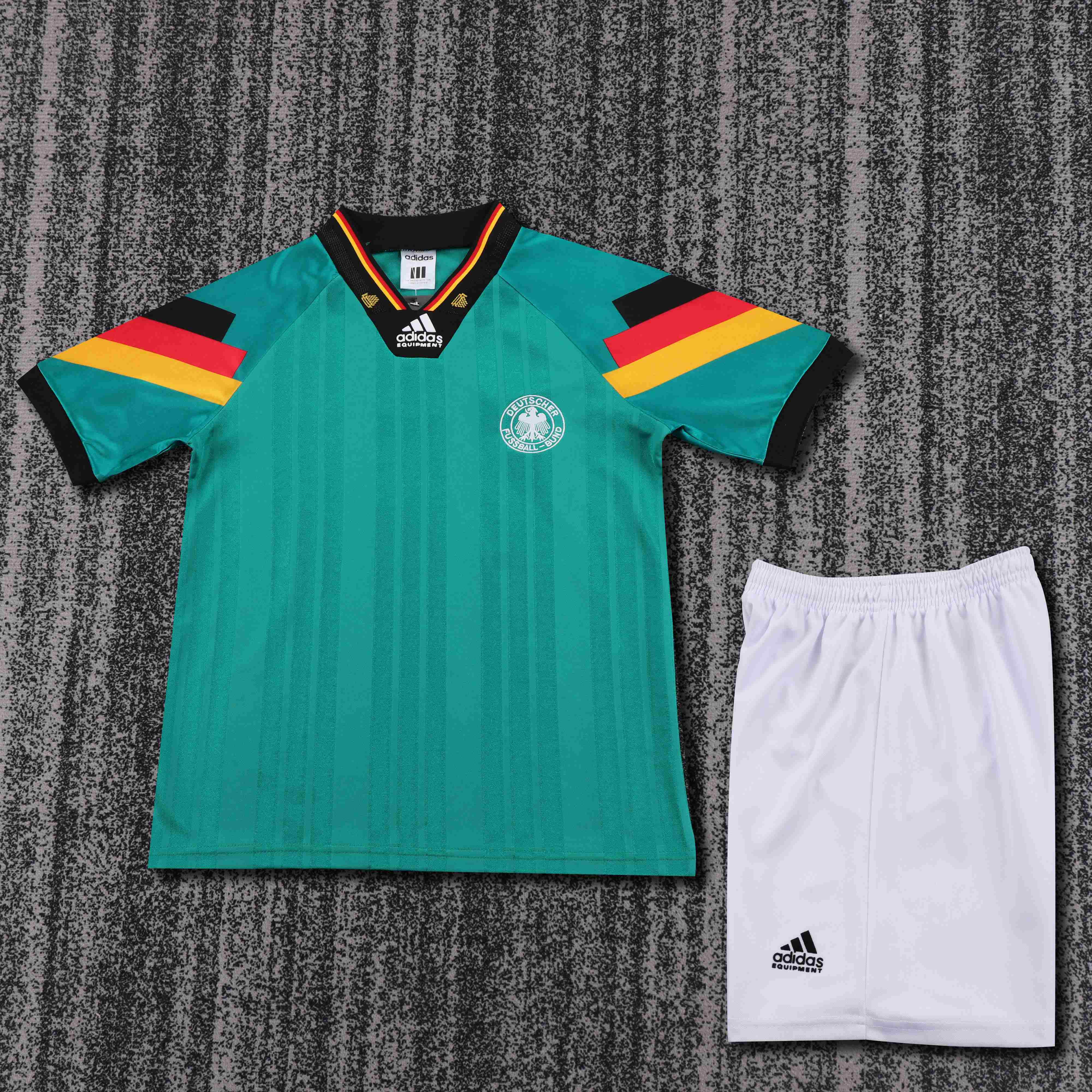 1992 Retro Germany Away Football Shirt 1:1 Thai Quality Kids Size