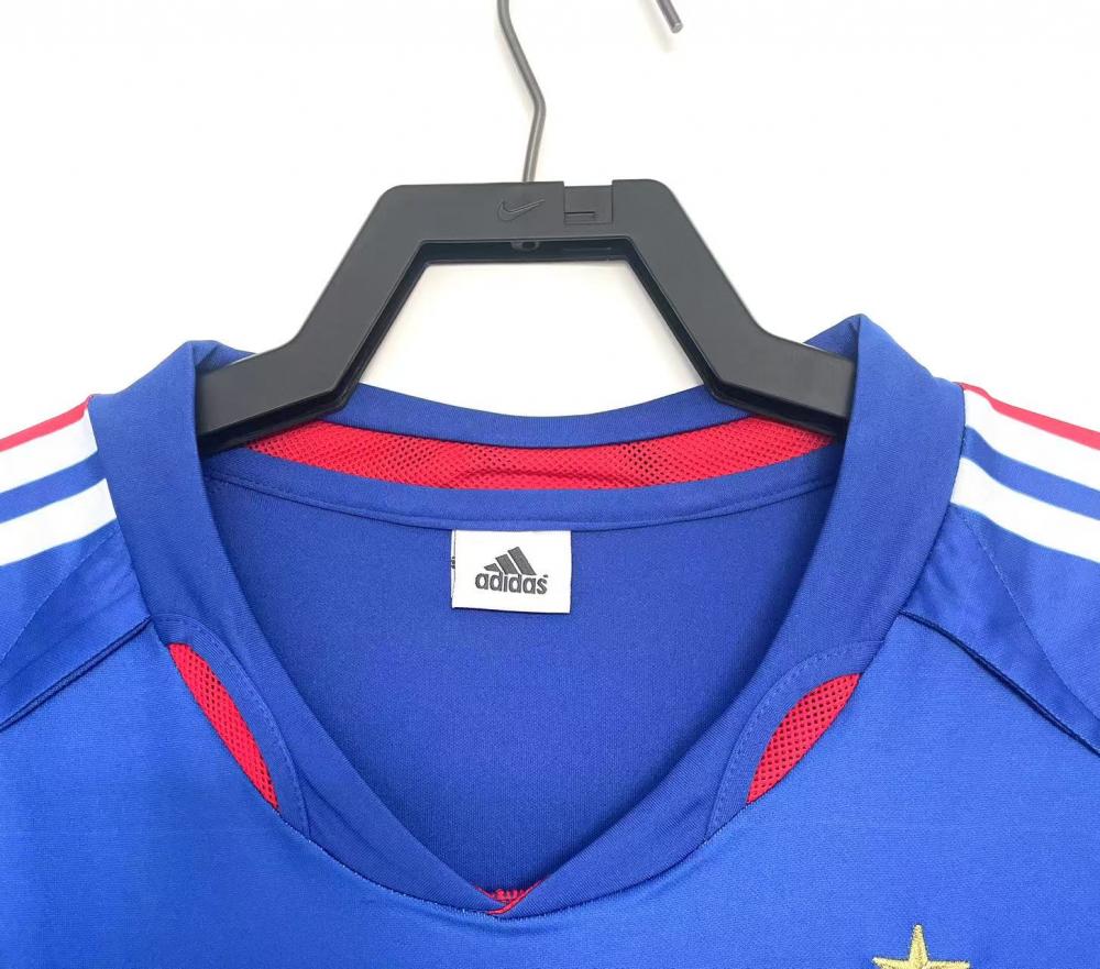 2004 Retro France Home Football Shirt 1:1 Thai Quality