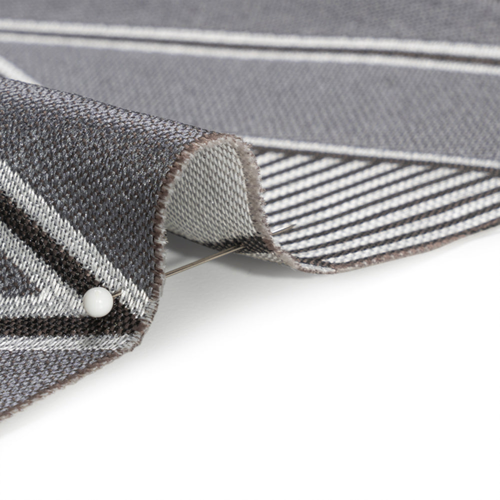 Silver, Charcoal and Gray Deco Diamonds Polyester Jacquard - Joann Fabrics